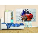 Ver imagem 1 de Papel De Parede 3D Infantil Carros 0025 (2.50M X 1.50M)