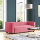 Ver imagem 1 de Sofá Namoradeira Amsterdam 1,40m Suede Pink - Inova Decorações