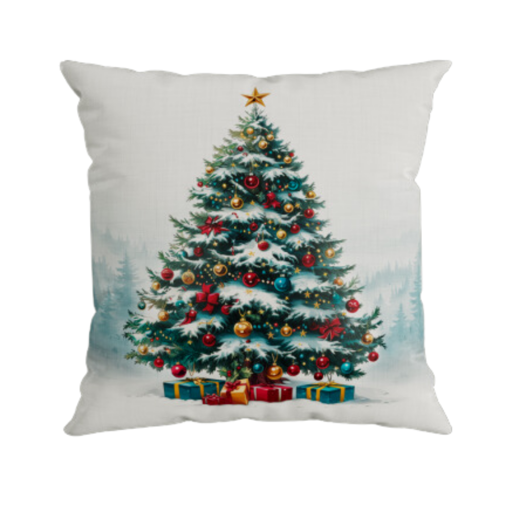 Almofada Decorativa Natalina Árvore de Natal 43cmx43cm