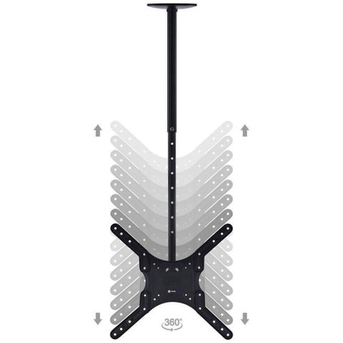 Suporte para Tv Lcd Led Plasma Teto Articulado 23 a 55 Polegadas Ar- C002st