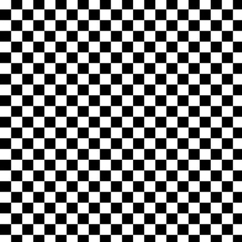 Papel de Parede Xadrez Branco Preto Autocolante Sala Quarto