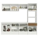 Ver imagem 6 de Armário de Cozinha Completa 240cm Branco/Rustic Diamante Madesa 06