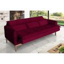 Ver imagem 3 de Sofá Cama Rivieira 1.70m - Vinho
