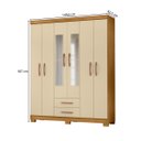 Ver imagem 3 de Guarda Roupa Infantil Encanto com Espelho 6 Portas 2 Gavetas