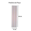 Ver imagem 3 de Painel Ripado Parede Versátil Kit 50 Placas Mdf 45 X 11 Cm:rosa