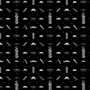 Ver imagem 1 de Papel de Parede Preto Cabeleireiro Retro Autocolante Lavável