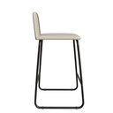 Ver imagem 4 de Conjunto 2 Banquetas Alta Decorativa Fixa Base em Aço Cozinha Bancada Vegas