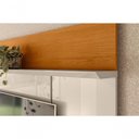 Ver imagem 4 de Home Theater Aura para TV até 65 Polegadas 182cm MDP Laqueado Off White Madetec Móveis