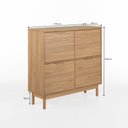 Ver imagem 6 de Sapateira Kaki 4 Portas 105 Cm X 35 Cm Tauari