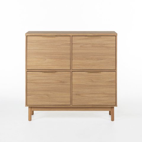 Sapateira Kaki 4 Portas 105 Cm X 35 Cm Tauari