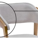 Ver imagem 5 de Conjunto 2 Cadeiras para Sala de Jantar Safira Marrom/Amêndoa/Cinza