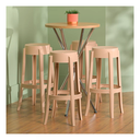Ver imagem 3 de Banqueta Uz Shine Plus Capuccino Fosco Uz8007-15