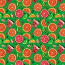 Ver imagem 1 de Papel De Parede Frutas Melancia Limão Morango Laranja Cereja