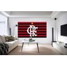 Papel De Parede 3D Times Futebol Flamengo 0002 (1M X 2M) - 2