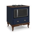 Ver imagem 1 de Balcão Cooktop Hannover 80cm com Nicho para Forno - 60716 Mmj-lz Lz-azul Petróleo/imbuia
