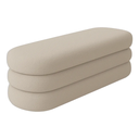 Ver imagem 4 de Banco Recamier Puff Cookie Baú 110 Cm - Zahav Estofados:bege