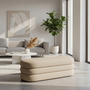 Ver imagem 5 de Banco Recamier Puff Cookie Baú 110 Cm - Zahav Estofados:bege