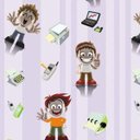 Ver imagem 5 de Papel de Parede Adesivo Criança Computador Decorativo Quarto