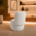 Ver imagem 4 de Poltrona Bia Decorativa Orgânica Suede para Sala Estofada