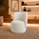 Ver imagem 3 de Poltrona Bia Decorativa Orgânica Suede para Sala Estofada
