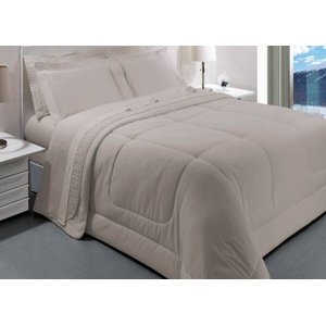 Cobreleito 3pc Queen Satineé Square Rose Parisi Kacyumara