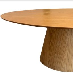 Mesa de Jantar Cone Oval 120x80 Cm Tampo Freijó Base Freijó - 2