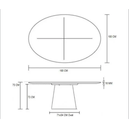 Mesa de Jantar Cone Oval 180x100cm Tampo Madeira Freijó Base Madeira - Marrom - 2
