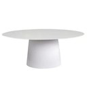 Ver imagem 2 de Mesa de Jantar Cone Oval 120x80cm Laca Branco