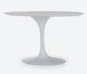 Ver imagem 1 de Base de Mesa de Jantar Saarinen Oval para Tampo de 160x90 até 244x122cm Branca - Branco