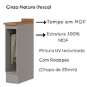 Ver imagem 6 de Bancada e Balcao Gourmet 146cm Ce818 Americana Cinza Nature Henn