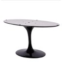 Ver imagem 2 de Base de Mesa de Jantar Saarinen Oval para Tampo de 160x90 até 244x122cm Preto - Preto