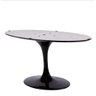 Base de Mesa de Jantar Saarinen Oval para Tampo de 160x90 até 244x122cm Preto - Preto - 2