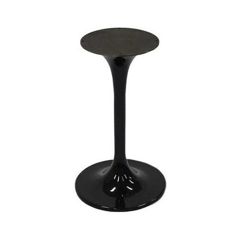 Base de Mesa Lateral Saarinen para Tampo de até 51cm Preta - Preto