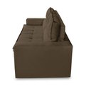 Ver imagem 6 de Sofá Retrátil e Reclinável 2 Lugares com Molas 1,80m Veronica Suede Marrom