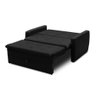 Sofá Cama Jade 1,36m Suede Preto Adonai Estofados - 2