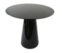 Ver imagem 1 de Mesa Lateral Cone Redonda 41cm Laqueada - Preto