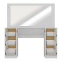 Ver imagem 4 de Penteadeira Camarim com Espelho e 7 Gavetas Isis Multimóveis MP6100 Branco/Madeirado