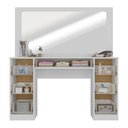 Ver imagem 3 de Penteadeira Camarim com Espelho e 7 Gavetas Isis Multimóveis MP6100 Branco/Madeirado