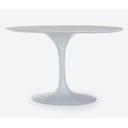 Ver imagem 1 de Base de Mesa de Jantar Saarinen Oval para Tampo de 100x70cm até 137x90cm Branca - Branco