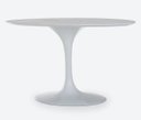 Ver imagem 1 de Base de Mesa de Jantar Saarinen Oval para Tampo de 100x70cm até 137x90cm Branca - Branco