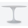 Base de Mesa de Jantar Saarinen Oval para Tampo de 100x70cm até 137x90cm Branca - Branco - 1
