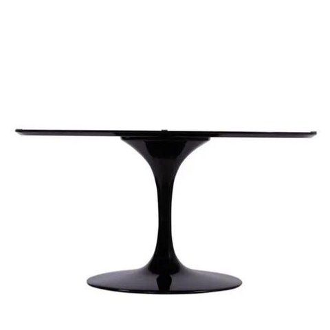 Base de Mesa de Jantar Saarinen Oval para Tampo de 100x70cm até 137x90cm Preto - Preto