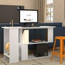 Ver imagem 3 de Escrivaninha Tampo Giratório Nova Mobile Branco