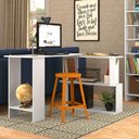 Ver imagem 4 de Escrivaninha Tampo Giratório Nova Mobile Branco