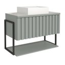 Ver imagem 1 de Gabinete de Banheiro Frise com Cuba 80cm Pistache - Mgm