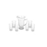 Jogo Jarra 1L com 6 Copos Vidro 270ml Curves - 2