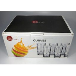 Jogo Jarra 1L com 6 Copos Vidro 270ml Curves - 5