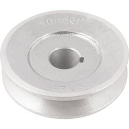 Polia Alumínio 1 Canal Perfil A 80mm com Furo 3/4" - Vonder - 2