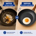 Ver imagem 2 de Frigideira Antiaderente Cerâmica Granito 20cm 1,8L Fundo Triplo para Indução