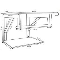 GABINETE DE VIDRO PARA BANHEIRO 60CM AC CUBA RETANGULAR CURVADA BRANCO FULL COM TORNEIRA CROMADA - 4